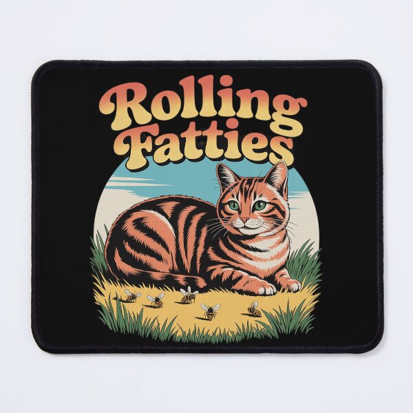 Item preview, Rolling Fatties Cat Meme 8 designed and sold by joyouartArt.