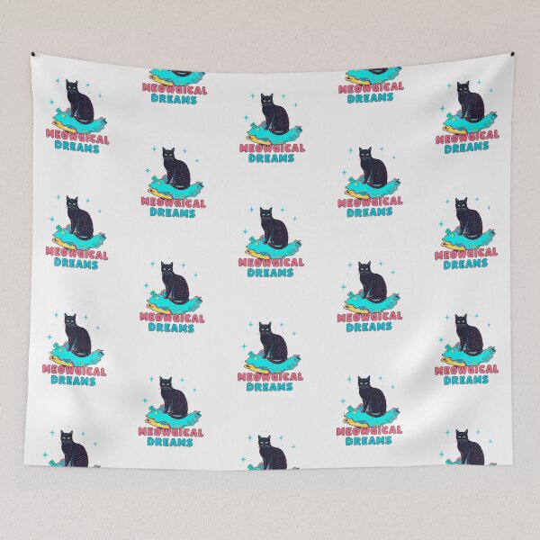 Item preview, Meowgical Dreams Funny Gifts For Cat And Art Lovers designed and sold by PaulaArtworks.