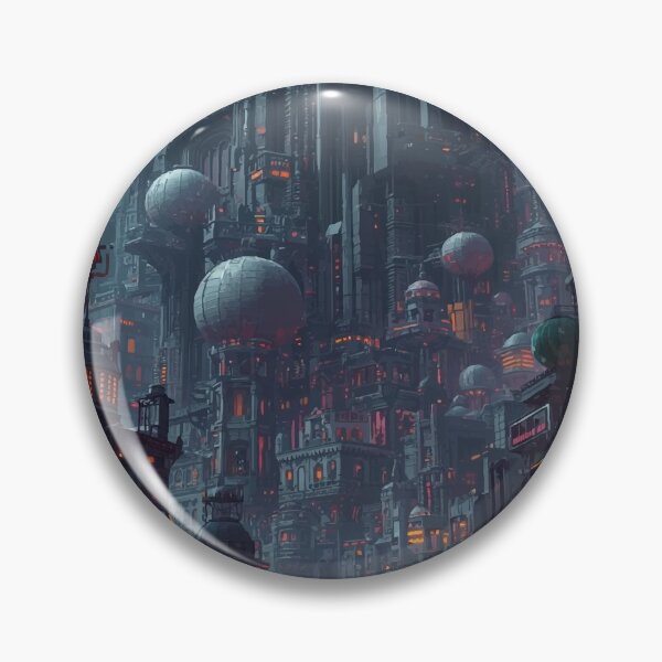 Item preview, Neon Citadel Descent designed and sold by AbstractAnom.