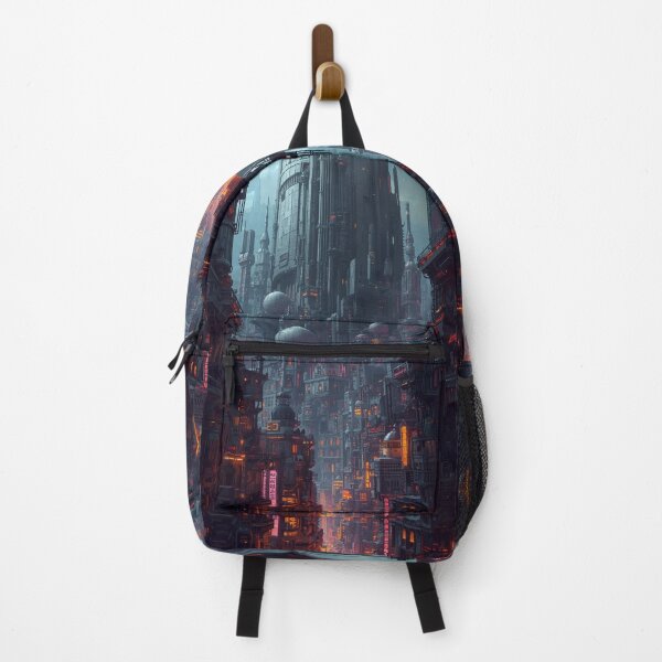 Item preview, Neon Citadel Descent designed and sold by AbstractAnom.