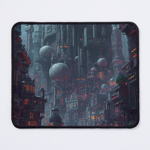Item preview, Neon Citadel Descent designed and sold by AbstractAnom.