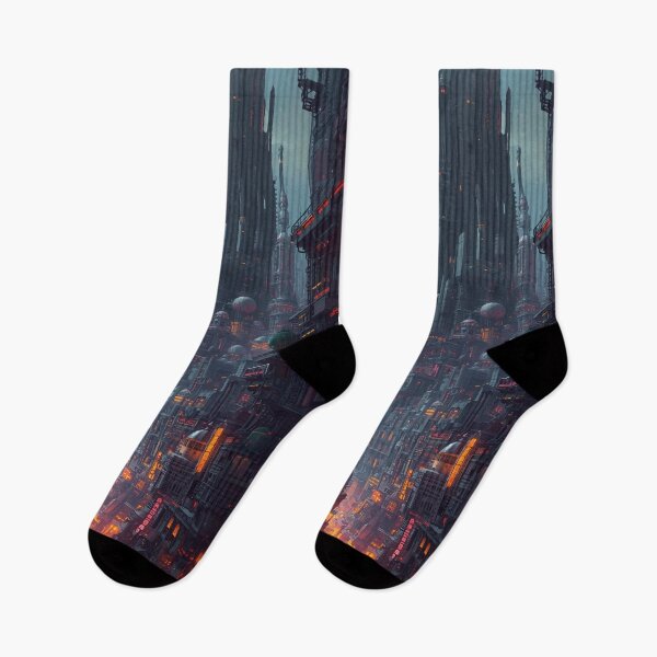 Item preview, Neon Citadel Descent designed and sold by AbstractAnom.