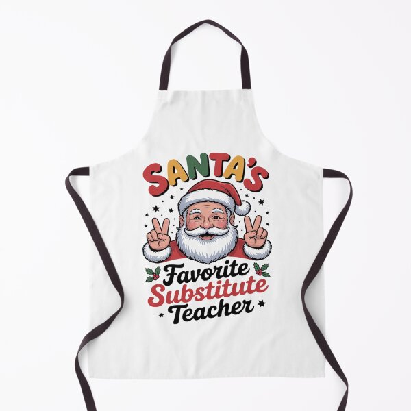 Item preview, Groovy Santas Favorite Substitute Teacher Christmas designed and sold by MarkLeedsArt.