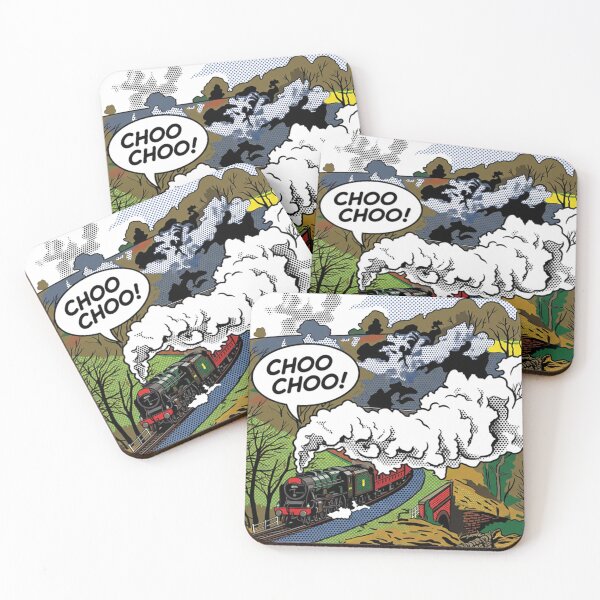 Item preview, "CHOO CHOO!" - Royal Scot Steam Train Pop Art designed and sold by VistaPainterArt.