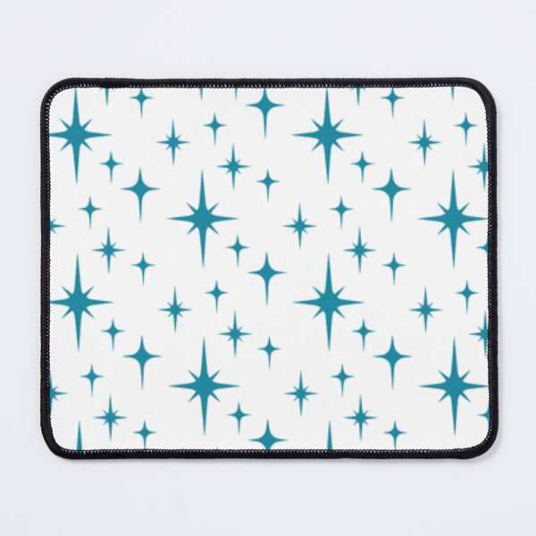 Item preview, Vintage Retro 1950s Turquoise Blue Atomic Starburst designed and sold by RetroMaggie.