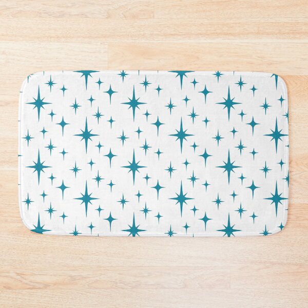 Item preview, Vintage Retro 1950s Turquoise Blue Atomic Starburst designed and sold by RetroMaggie.