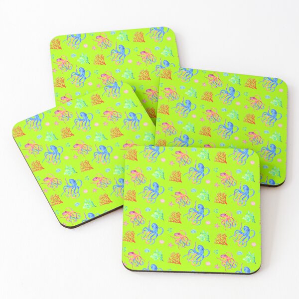 Item preview, Octo Splash – Neon Reef designed and sold by VolbroCo..