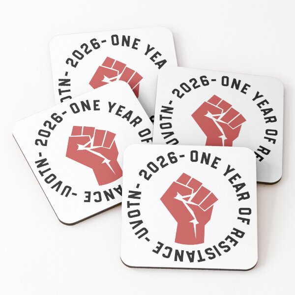 Item preview, One Year of UVOTN 2026 resistance fist designed and sold by UVOTN.