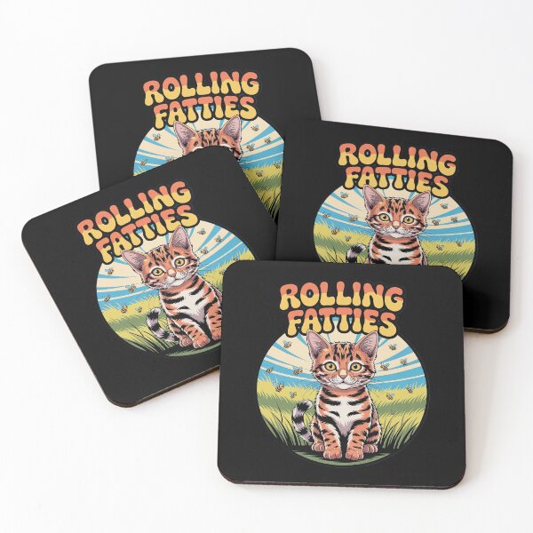 Item preview, Rolling Fatties Cat Meme designed and sold by joyouartArt.