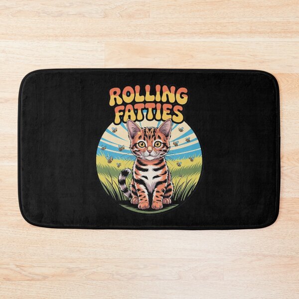 Item preview, Rolling Fatties Cat Meme designed and sold by joyouartArt.
