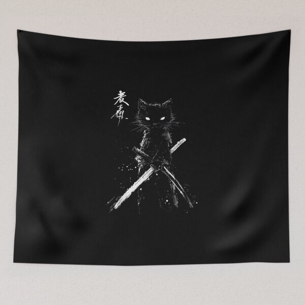 Item preview, Samurai Cat  Art Vintage Japanese Warrior Aesthetic designed and sold by Irakalu.