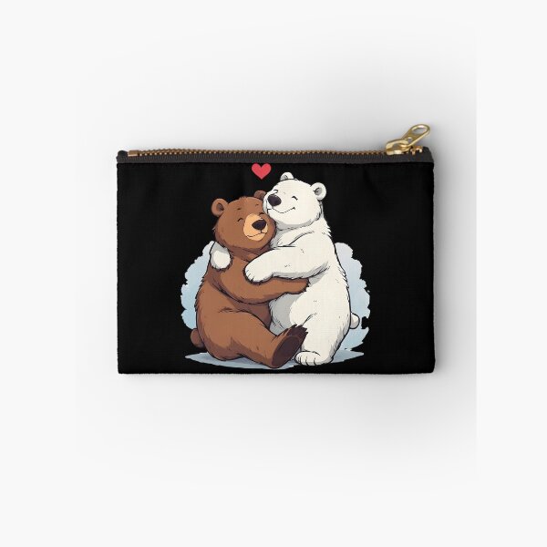 Item preview, Bear Hug Love – Cute Brown & Polar Bear Valentine Illustration designed and sold by Karolina’s Cozy Creations.
