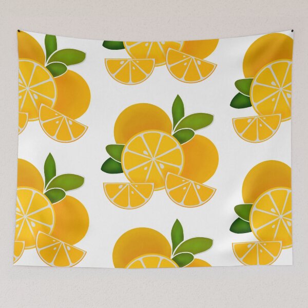 Item preview, Cute retro Oranges, orange slices, orange fruit designed and sold by hollycooper.