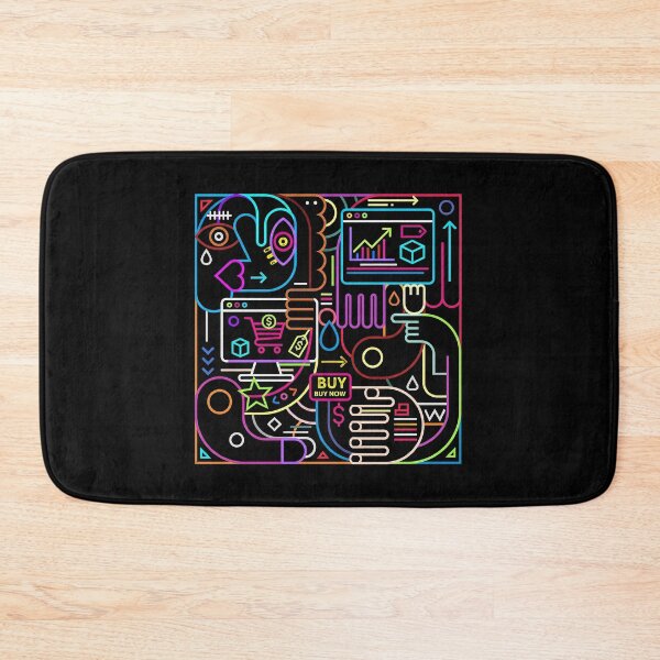 Item preview, Abstract Neon Marketplace Sell Website Digital Commerce designed and sold by zzz888.
