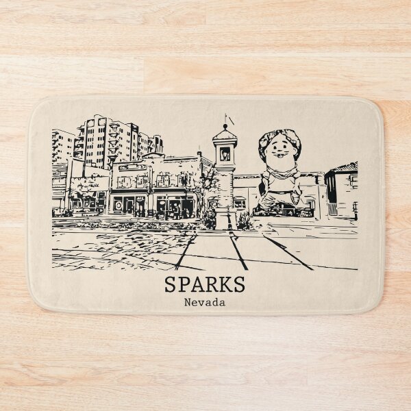 Item preview, Sparks - Nevada designed and sold by Lakeric Cityscapes.