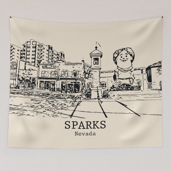 Item preview, Sparks - Nevada designed and sold by Lakeric Cityscapes.