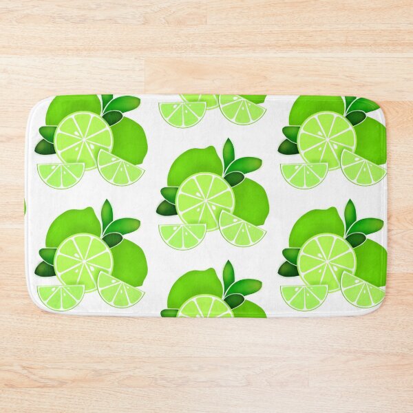 Item preview, Cute retro Limes, lime slices,  green fruit designed and sold by hollycooper.