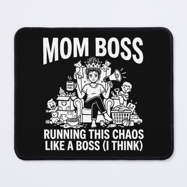 Item preview, Mom Boss - Running This Chaos (I Think) designed and sold by TextCrew.