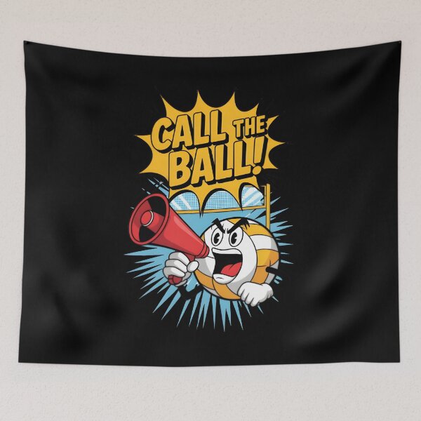 Item preview, Call The Ball Funny Volleyball designed and sold by MizoX7.