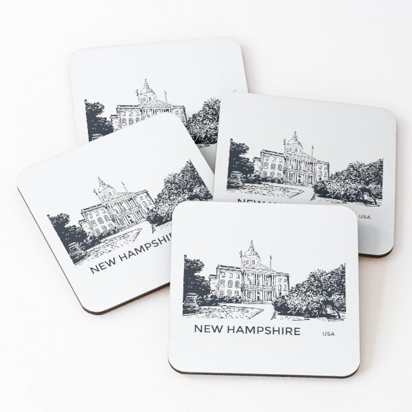 Item preview, New Hampshire State USA designed and sold by Lakeric Cityscapes.