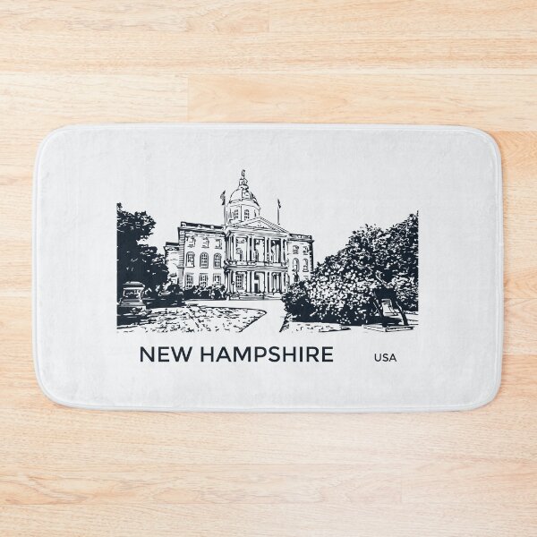 Item preview, New Hampshire State USA designed and sold by Lakeric Cityscapes.