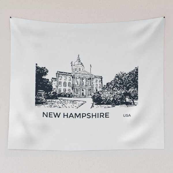 Item preview, New Hampshire State USA designed and sold by Lakeric Cityscapes.