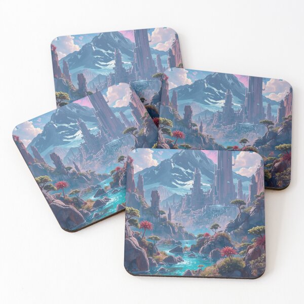 Item preview, Aurora Spire Valley designed and sold by AbstractAnom.