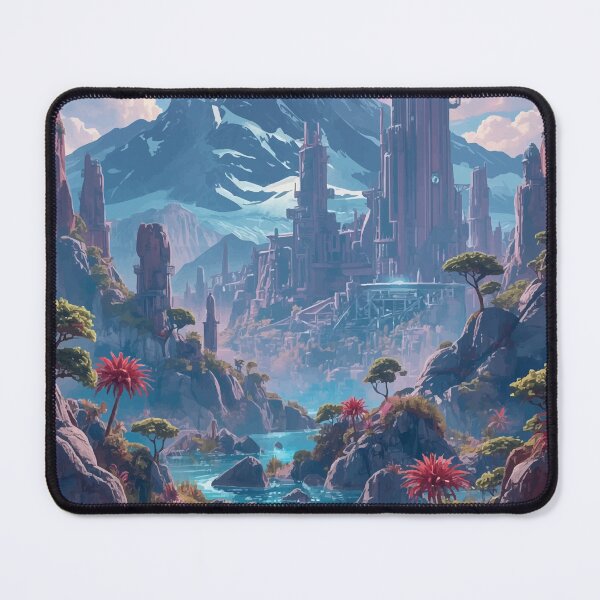 Item preview, Aurora Spire Valley designed and sold by AbstractAnom.