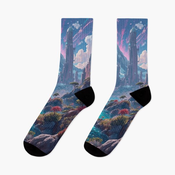 Item preview, Aurora Spire Valley designed and sold by AbstractAnom.