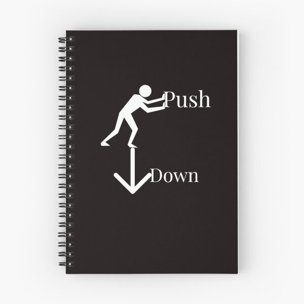 Item preview, Push Down – Minimalist Pressure and Decline Concept designed and sold by Carftastic.