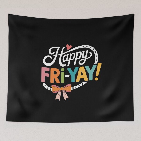 Item preview, Happy Fri-Yay Friday Lovers Fun Teacher Life FriYay Weekend designed and sold by MarkLeedsArt.