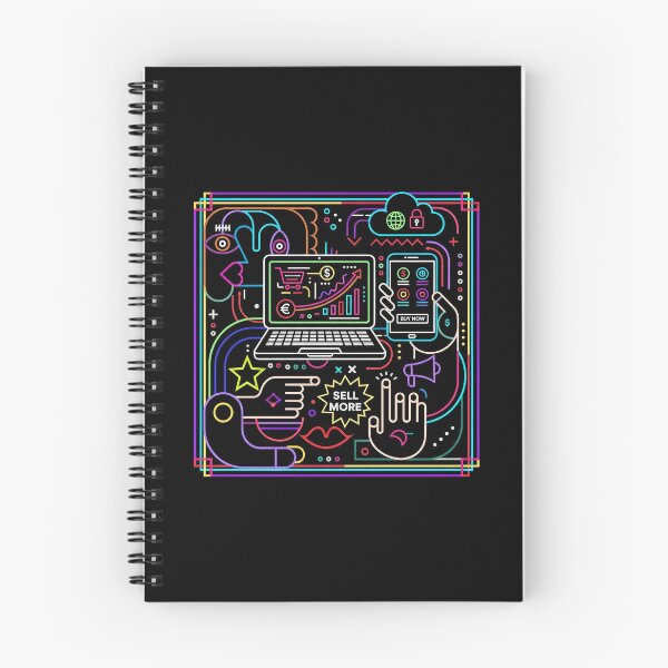 Item preview, Neon Digital Commerce Sell More Website Growth designed and sold by zzz888.