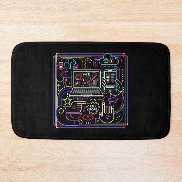 Item preview, Neon Digital Commerce Sell More Website Growth designed and sold by zzz888.