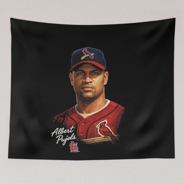 Item preview, Albert Pujols St. Louis Cardinals Portrait Art designed and sold by TheArtOfCar.