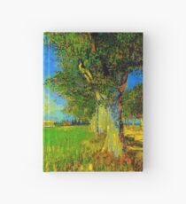 Farmhouse in a Wheat Field van Gogh 1888, Fine Art, Hardcover Journal