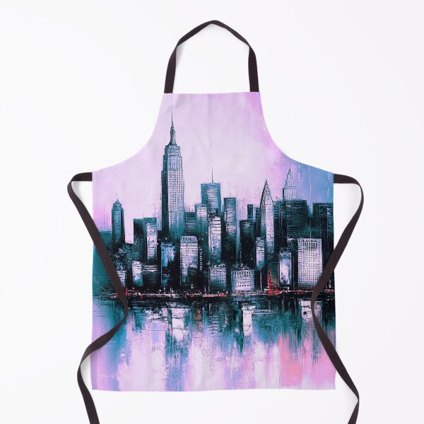 Item preview, NYC Skyline – Rose Mist Monochrome Fusion designed and sold by SkylineVistas Designs.