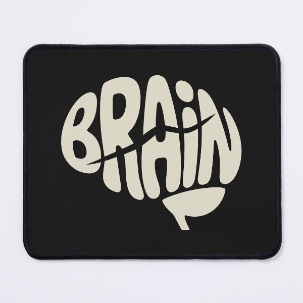 Item preview, Broken Brain Typography - Minimalist Mental Health Art designed and sold by SplashTastic.
