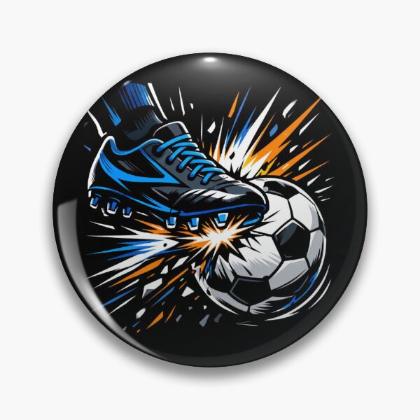 Item preview, Power Kick – Explosive Football Action Art designed and sold by RMTrendy.