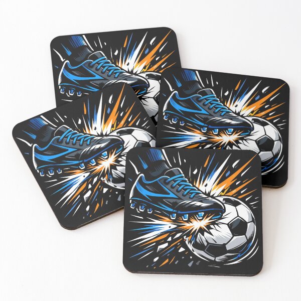 Item preview, Power Kick – Explosive Football Action Art designed and sold by RMTrendy.