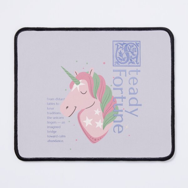 Item preview, Steady Fortune – Serene Pastel Unicorn designed and sold by PaiPalette.