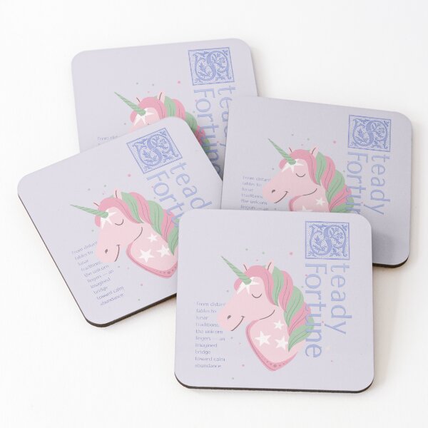 Item preview, Steady Fortune – Serene Pastel Unicorn designed and sold by PaiPalette.