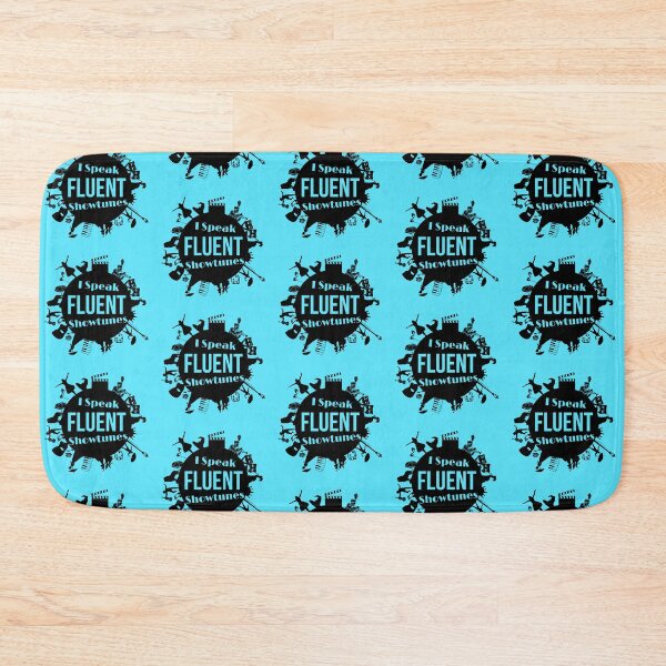 Item preview, Speak Fluent Showtunes Broadway Edition - Black/Azure designed and sold by Flit & Co..