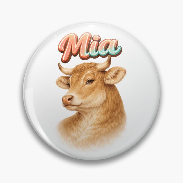 Item preview, Mia Ox Zodiac — Strength, Stability and Gentle Power of the Chinese Ox designed and sold by AlexLineArt.
