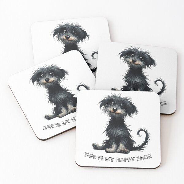 Item preview, Happy Face Dog – Funny Pup Illustration designed and sold by PAPIRO SIGLO XXI.