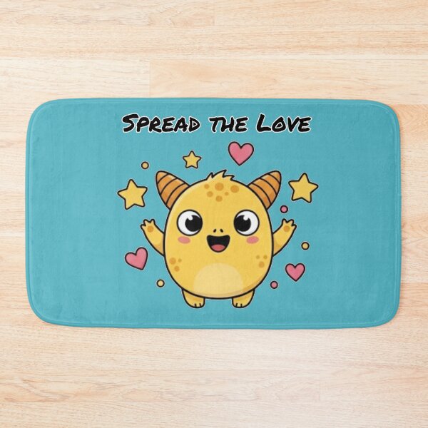 Item preview, Spread the Love - Cute Happy Monster designed and sold by Rafcioo.