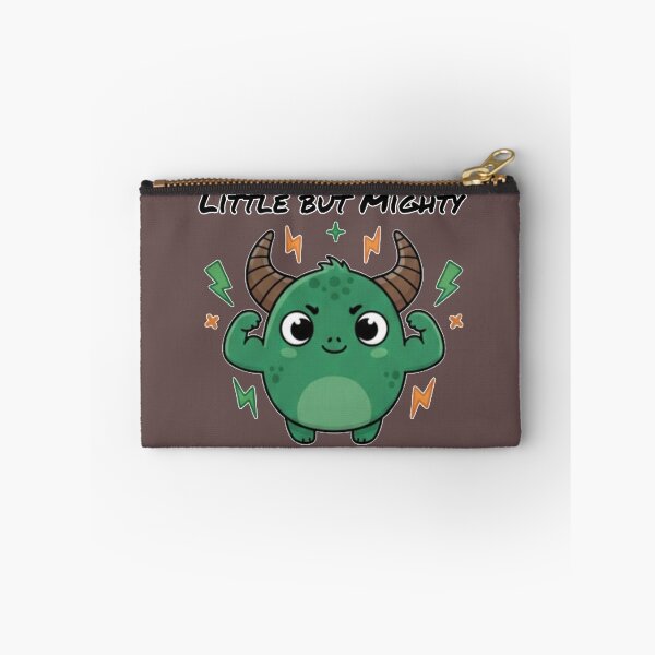Item preview, Little but Mighty - Strong Cute Green Monster designed and sold by Rafcioo.