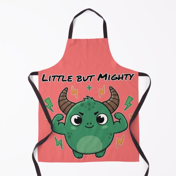 Item preview, Little but Mighty - Strong Cute Green Monster designed and sold by Rafcioo.