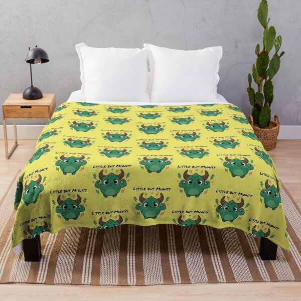 Item preview, Little but Mighty - Strong Cute Green Monster designed and sold by Rafcioo.