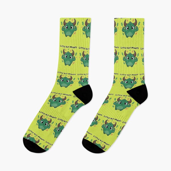 Item preview, Little but Mighty - Strong Cute Green Monster designed and sold by Rafcioo.
