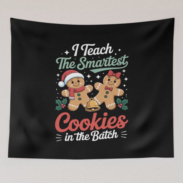Item preview, I Teach The Smartest Cookies In The Batch Teacher Christmas designed and sold by MarkLeedsArt.